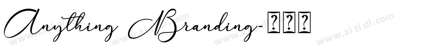 Anything Branding字体转换